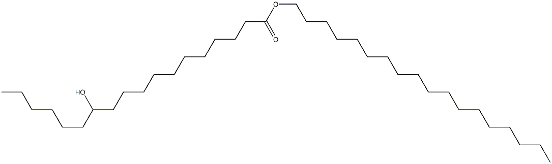 STEARYL 12-HYDROXYSTEARATE 结构式