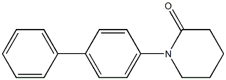 1-BIPHENYL-4-YL-PIPERIDIN-2-ONE 结构式