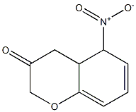 5-硝基-3-二氢色原酮 结构式