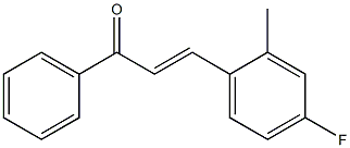 4Fluoro-2-MethylChalcone 结构式