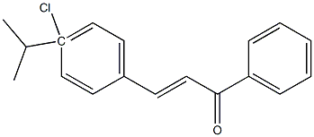 4Isopropyl-4-ChloroChalcone 结构式