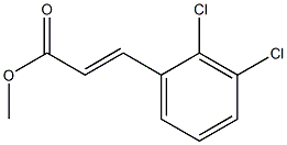 2,3-二氯亚苄基乙酰乙酸甲酯 结构式