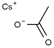 Cesium acetate 结构式