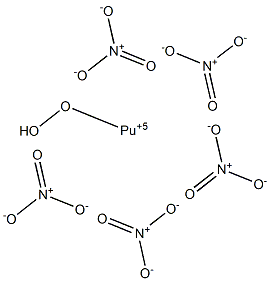 Dioxyplutonium(VI) nitrate 结构式