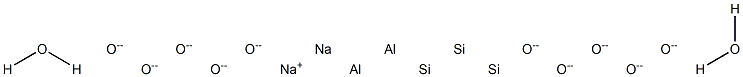 Disodium dialuminum trisilicon decaoxide dihydrate 结构式