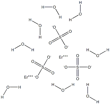 Erbium(III) sulfate octahydrate 结构式