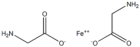 Iron(II) glycinate 结构式