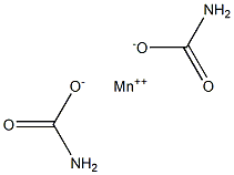 Manganese(II) carbamate 结构式