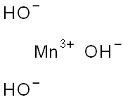 Manganese(III) hydroxide 结构式