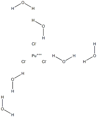 Plutonium(III) chloride hexahydrate 结构式