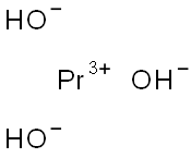 Praseodymium(III) hydroxide 结构式