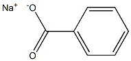 Sodium benzoate 结构式