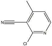 2-氯-3-腈基-4-甲基吡啶 结构式