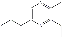 2-甲基-3-乙基-5-异丁基吡嗪 结构式