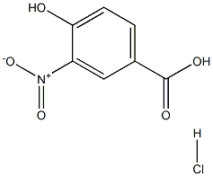 4-羟基-3-硝基苯甲酸盐酸盐 结构式