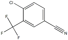 4-氯-3-三氟甲基苯甲腈 结构式