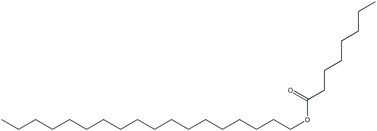 辛酸十八烷酯 结构式