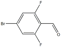 4-溴-2,6-二氟苯甲醛 结构式