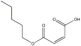 顺丁烯二酸二戊酯 结构式