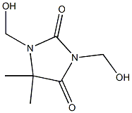 二羟甲基-5,5-二甲基海因 结构式