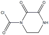 二氧哌嗪甲酰氯 结构式