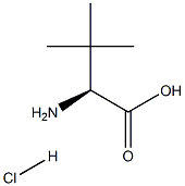 L-叔亮氨酸盐酸盐 结构式