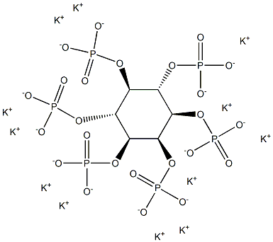 肌醇六磷酸钾 结构式