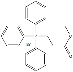 甲氧甲酰基乙基三苯基溴化膦 结构式