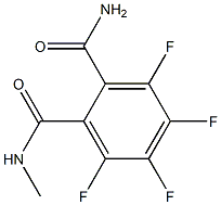 N-甲基四氟邻苯二甲酰胺 结构式