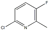 2-氯-5-氟-6-甲基吡啶 结构式