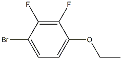 2,3-二氟-4-溴苯乙醚 结构式