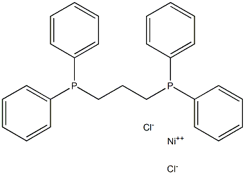 1,3-双二苯基膦丙烷氯化镍 结构式