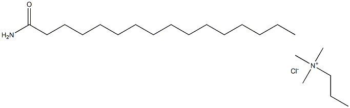 十六酸酰胺丙基三甲基氯化铵 结构式