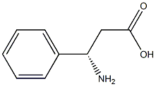 (S)-3-苯基-3-氨基丙酸 结构式