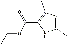 3,5-二甲基-2-吡咯甲酸乙酯 结构式