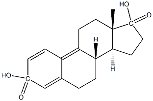 雌甾-4,9-双烯-3,17-二酮 结构式
