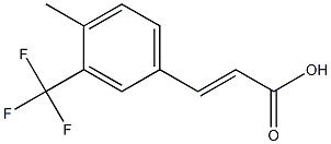 3-三氟甲基-4-甲基肉桂酸 结构式