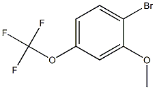 2-甲氧基-4-三氟甲氧基溴苯 结构式