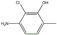 5-氨基-6-氯-O-甲苯酚 结构式