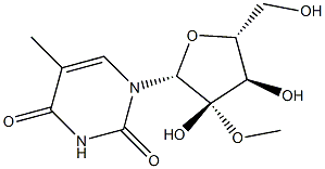 5-甲基-2'-甲氧基尿苷 结构式