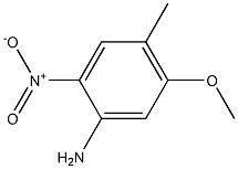 2-硝基-4-甲基-5-甲氧基苯胺 结构式