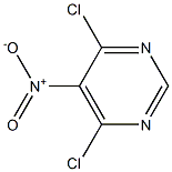4,6-二氯基-5-硝基嘧啶 结构式