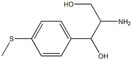 L-(-)-1-(4-甲硫基苯基)-2-氨基-1,3-丙二醇 结构式