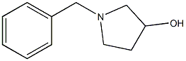 1-苄基-3-羟基吡咯烷 结构式