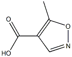 5-甲基-4-异噁唑甲酸 结构式