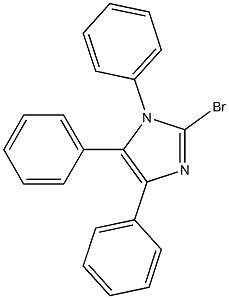2-溴-1-三苯基-1H-咪唑 结构式