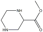 哌嗪-2-羧酸甲酯 结构式