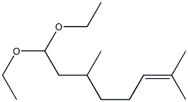 香茅醛二乙缩醛 结构式