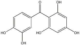 2,4,6,3',4'-五羟基二苯甲酮 结构式