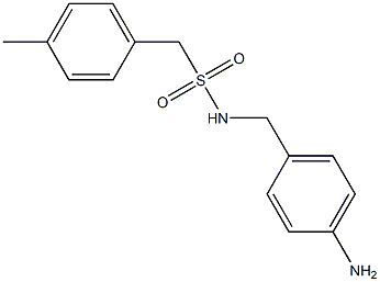 N-(4-胺基苄基)-N,4-二甲苯磺酰胺 结构式